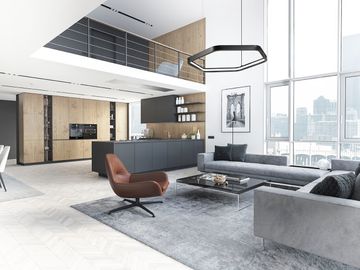ESAGONO - LED extruded aluminium pendant lamp by ENGI - view 4