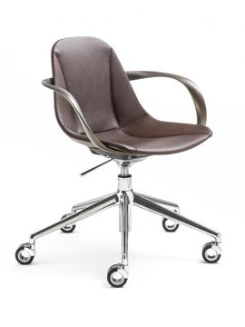 Office chair with armrests Couture by ENRICO PELLIZZONI - view 2