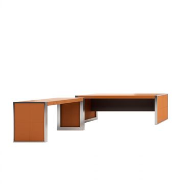 Junior desk and return Strato by ENRICO PELLIZZONI - view 4