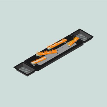 Summum 140 F Gasfire by Element4 - view 3
