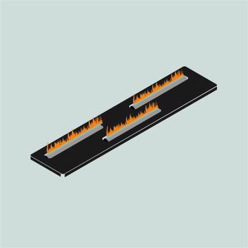 Modore 240 Gasfire by Element4 - view 3
