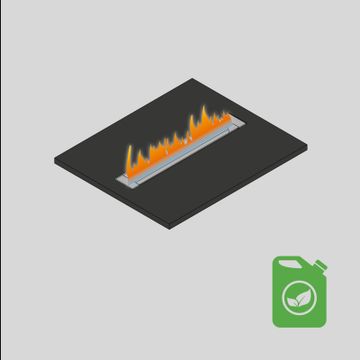 Cupido 70 B Bio Ethanol fire by Element4 - view 4