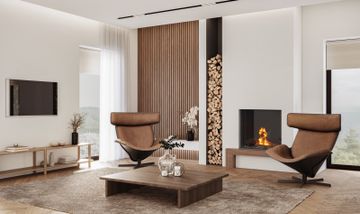 Sky Square Front Bio Bio Ethanol fire by Element4 - view 2