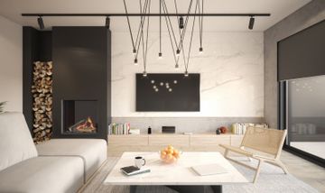 Sky Square Front Gasfire by Element4 - view 2
