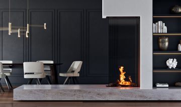 Sky Large Roomdivider Bio Bio Ethanol fire by Element4 - view 3