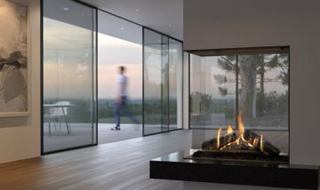 Sky Small Roomdivider Gasfire by Element4 - view 3