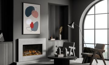 Elite 85 e Supreme Electric fireplace by Element4 - view 2