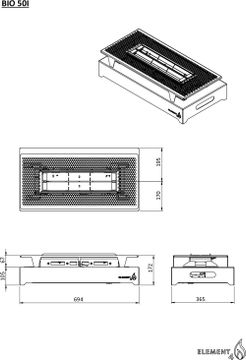 Bio 50i Bio Ethanol fire by Element4 - view 9