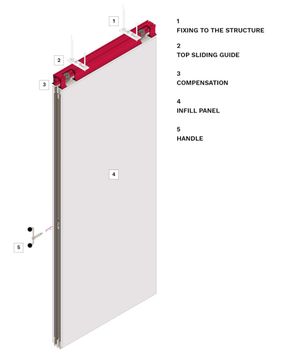 B30 sliding walls for ship interiors by Estfeller Pareti - view 4