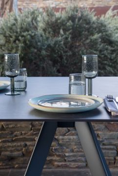 Atrivm outdoor square dining table by EXPORMIM - view 2