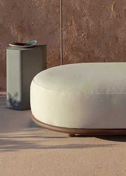 Cask outdoor XL ottoman by EXPORMIM - view 2