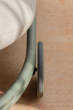 Cask outdoor chaise longue with wheels by EXPORMIM - view 2