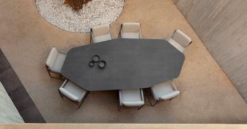 Talo outdoor octagonal dining table by EXPORMIM - view 4