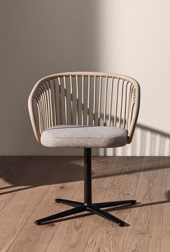 Huma swivel armchair by EXPORMIM - view 2