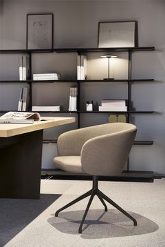 Huma upholstered swivel armchair by EXPORMIM - view 3