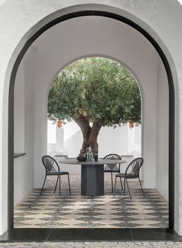 Talo outdoor round dining table by EXPORMIM - view 3