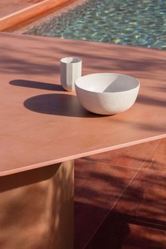 Talo outdoor hexagonal dining table by EXPORMIM - view 2
