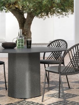 Talo outdoor round dining table by EXPORMIM - view 2