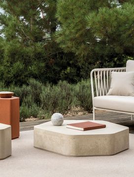Talo outdoor hexagonal coffee table by EXPORMIM - view 3