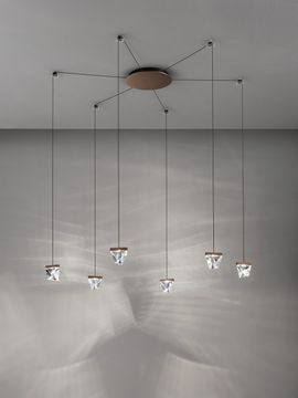 Tripla F41 Ceiling lamp by Fabbian - view 2