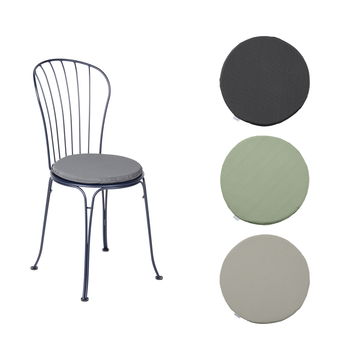 Galette Basics cushion for seats Ø 43 cm, outdoor cushion by Fermob - view 2