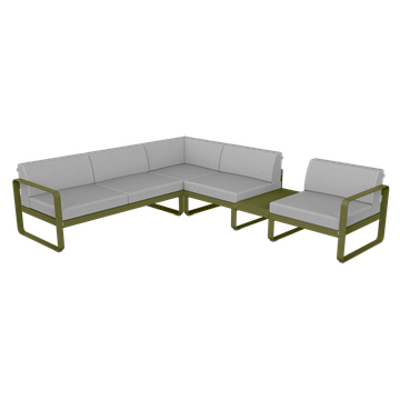 Banquette Bellevie 2-Seater Ottoman – Outdoor 2-Seater Ottoman by Fermob - view 9