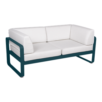 Banquette Bellevie bench, designer metal bench, outdoor furniture by Fermob - view 7
