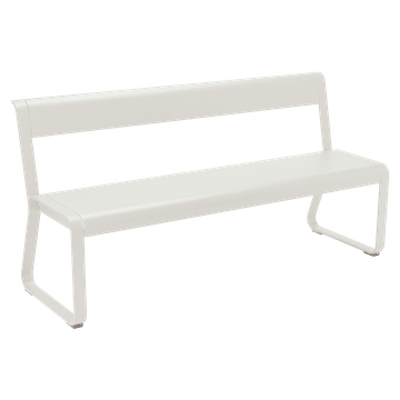 Banquette Bellevie bench, designer metal bench, outdoor furniture by Fermob - view 5