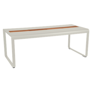 Banquette Bellevie bench, designer metal bench, outdoor furniture by Fermob - view 4