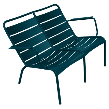 Banquette Luxembourg 2-Seater Garden Bench - Metal Bench by Fermob - view 4