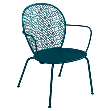 Lorette Bridge - metal chair - outdoor furniture by Fermob - view 6