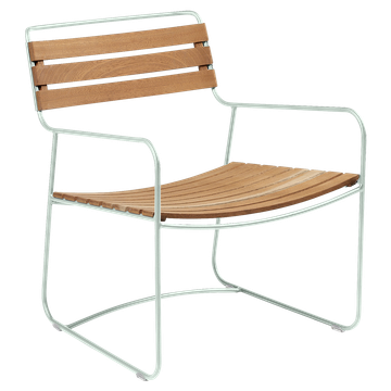 Footrest Surprising, garden armchair in metal, garden lounge by Fermob - view 8