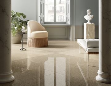 Il Veneziano Seminato Beige by Fiandre Architectural Surfaces - view 8