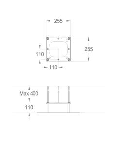 Built-in parts Built-in part for ceiling-mounted shower head by Fir Italia - view 2