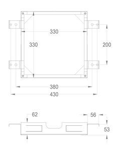 Built-in parts Built-in part for ceiling-mounted shower head by Fir Italia - view 2