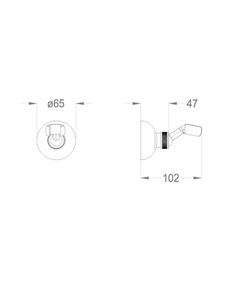 Classic showers Hand shower wall support by Fir Italia - view 2