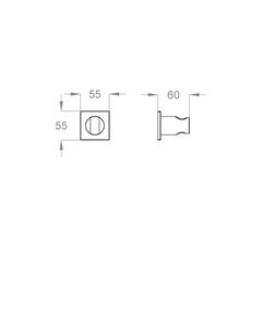 Shower slide bars Hand shower wall support by Fir Italia - view 2