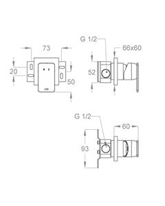 PlaySteel 58 Wall-mounted built-in mixer by Fir Italia - view 2