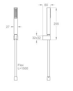 Playone 90 Wall-mounted anti-lime hand shower by Fir Italia - view 2