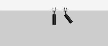 Minijos R10 - Semi-recessed projector by Flexalighting - view 2