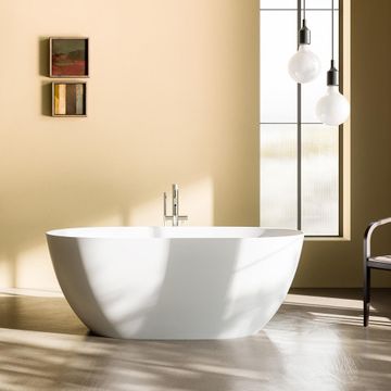 BOTERO - Freestanding oval Kstone bathtub by Karol - view 3