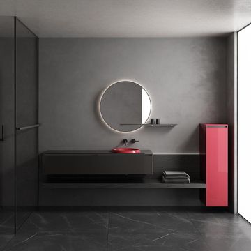 TOSCA 01 - Double wall-mounted porcelain stoneware vanity unit by Karol - view 7