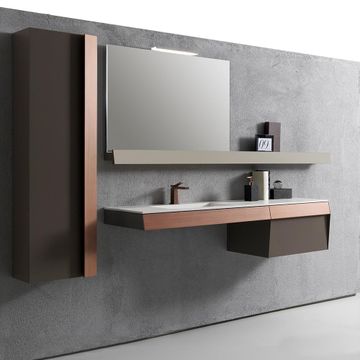 KUT 03 - Wall-mounted vanity unit with drawers by Karol - view 6