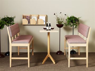 FACILE - Upholstered leather bench by Karl Andersson - view 4