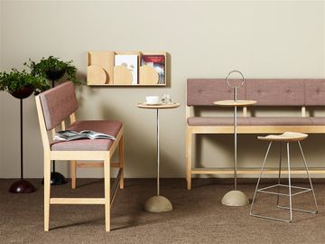 FACILE - Upholstered leather bench by Karl Andersson - view 7