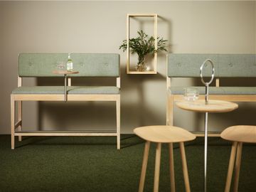 FACILE - Upholstered leather bench by Karl Andersson - view 6