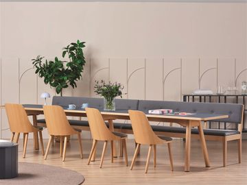 FACILE - Upholstered leather bench by Karl Andersson - view 8