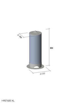 HRST600XLR refractory mixture and earth by KarniaFire - view 2