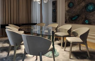 AMAZONIA K2008A - Round fiberglass table by KARPA - view 4
