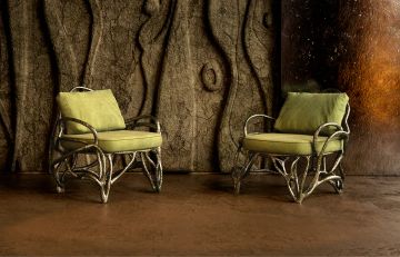 EROS - Upholstered fiberglass armchair with armrests by KARPA - view 4